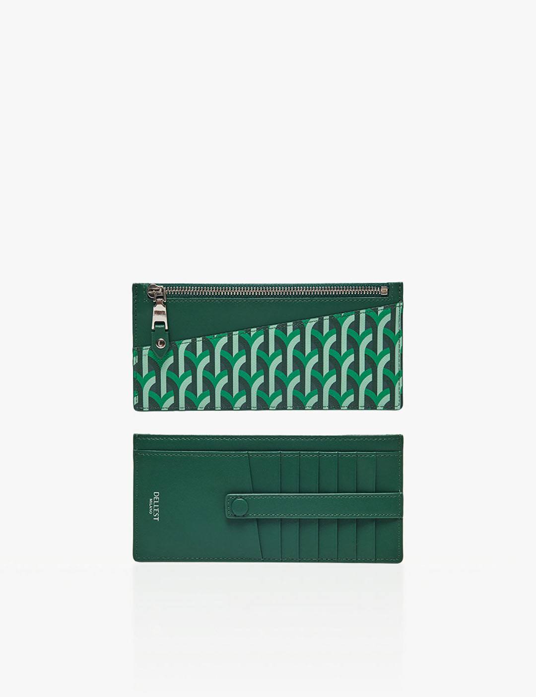 Gamma Card Long Wallet Gotica Green
